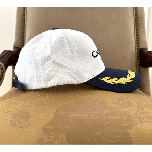 Embroidered Captain Anchor Nautical Yacht Sailor Sailing Navy Adjustable Hat New - Picture 7 of 10